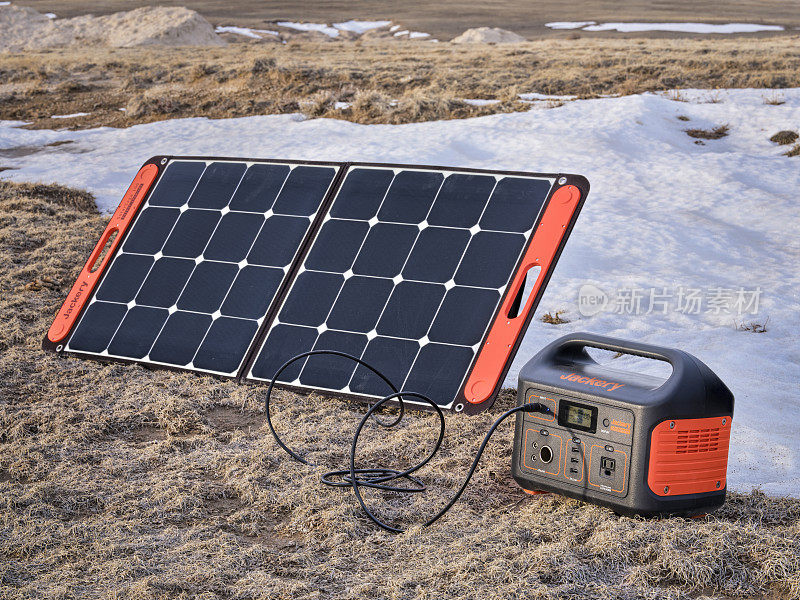 Jackery Explorer 500便携式电池与太阳能电池板